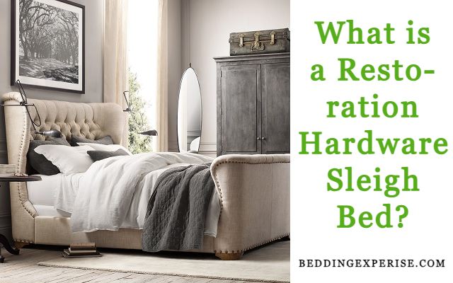 Restoration Hardware Sleigh Bed