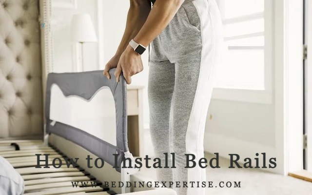 how to install bed rails