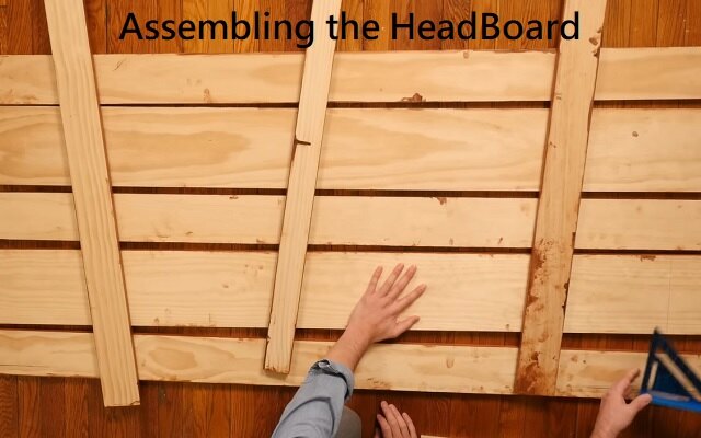 assembling the headboard