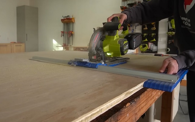 Cutting the Plywood