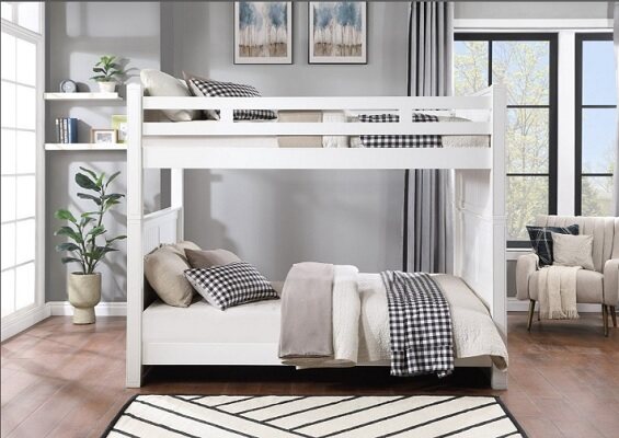 Dual Setting Twin XL over Queen Bunk Bed