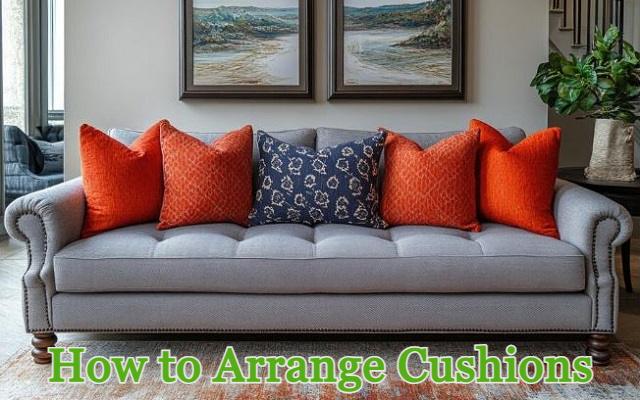 How to Arrange Cushions