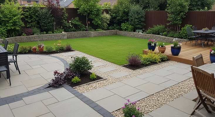 Decoradyard Garden Tips by DecoratorAdvice: Practical Ideas for a Beautiful and Functional Outdoor Space 9 Blending Hardscaping with Soft Landscaping